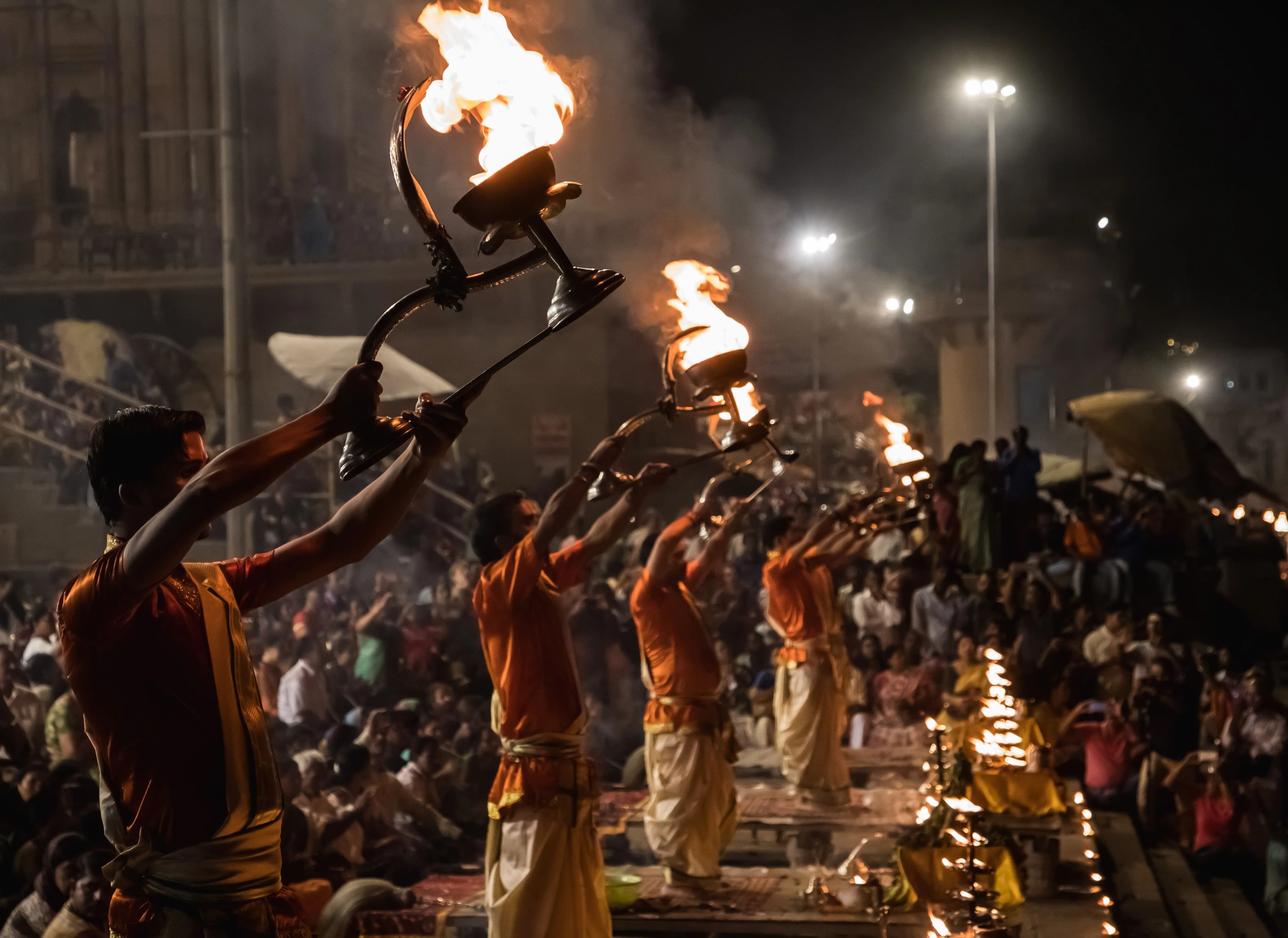 Luxury travel experience in Varanasi overlooking the Ganges